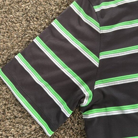 Nike Dri Fit Polo Shirt Mens Striped Short Sleeve‎ Golf Performance XL
T7 - Picture 4 of 8
